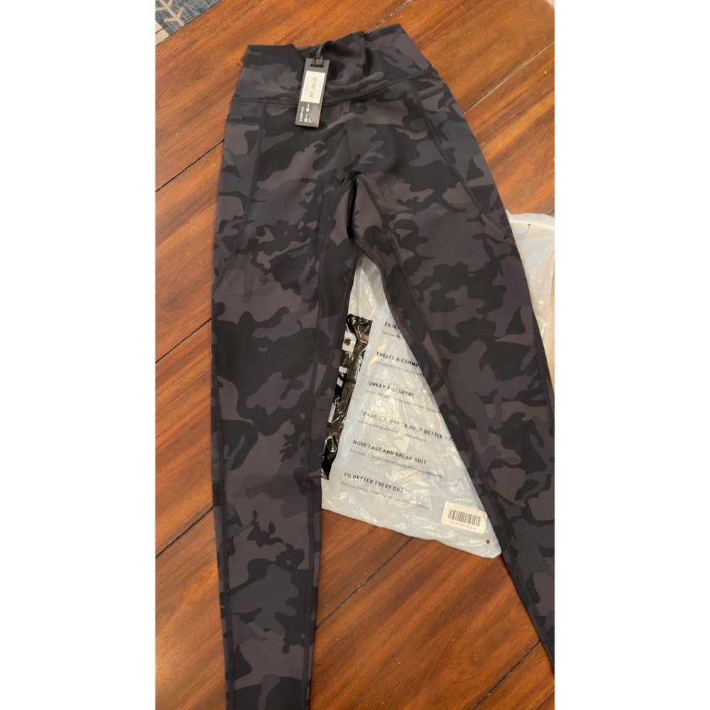 LSKD Fusion Full Length Tight Black Camo High Waisted Leggings WTGH0008P 2XS NWT - Picture 16 of 16